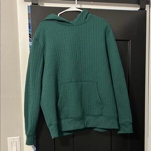Green Hooded Women's Sweater